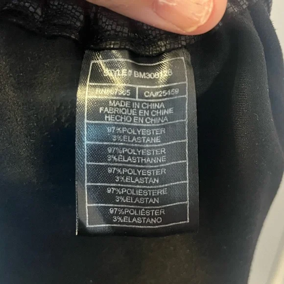 Steve Madden Small Black Sleeveless Dress (RSB) PTP 14-17/L 33 Like New - Picture 12 of 13